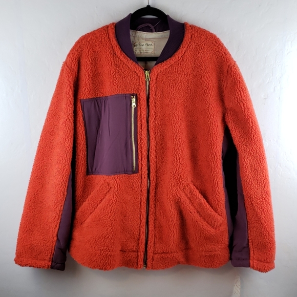 Chili Combo Fleece Jacket | Poshmark
